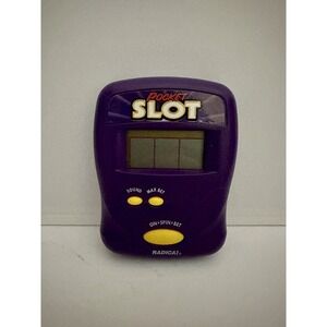 Vintage 1997 Radica Pocket Slot Electronic Handheld Game - Battery Included